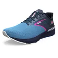 Brooks Women s Launch GTS 10 Supportive Running Shoe - Peacoat/Marina Blue/Pink Glo - 9 Medium