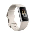 Fitbit Charge 6, Porcelain/Silver