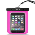 JOTO Universal Waterproof Phone Pouch Cellphone Dry Bag Case for iPhone 15 14 13 12 11 Pro Max Mini Plus Xs XR X 8 7 6S, Galaxy S23 S22 S21 Plus Note, Pixel up to 7" -Pink