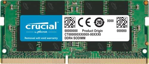 Crucial CT32G4SFD8266 DDR4 Laptop Memory, 32GB Single Rank,Green
