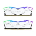 TEAMGROUP T-Force Delta Alpha RGB DDR5 Ram 32GB Kit (2x16GB) 6000MHz (PC5-48000) CL38 Desktop Memory Module Ram (White) AMD Optimized Memory - FF8D532G6000HC38ADC01