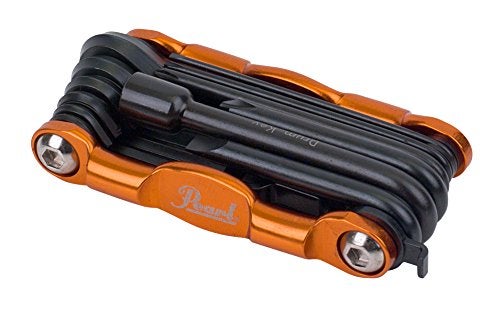 Pearl Tech Tool combination Drum Key and Drum Set Multi-Tool with five Screwdrivers, six Hex Keys and Bottle Opener,