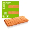 E-Cloth Window Genie Microfiber Cleaning Cloth, 9in x 5.5in, Orange