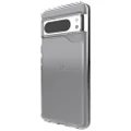 ZAGG Crystal Palace Google Pixel 8 Pro Case - Transparent Finish with Graphene Enhanced Impact Protection, Eco-Friendly with 78% Recycled Content, Wireless Charging Compatible Phone Case, Clear