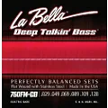La Bella 760FM-CB Deep Talkin' Bass Flats, 6-String - Medium