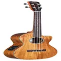 Cordoba Guitars, 4-String Ukulele, Right, Tenor Cutaway Electric (04043)