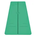Liforme Evolve Yoga Mat ? Patented Alignment System, Warrior-Like Grip, Non-Slip, Eco-Friendly and Biodegradable, Sweat-Resistant, Long, Wide and 4.2mm Thick mat for Comfort - Green