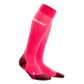 CEP Run Ultralight Socks, Pink/Dark Red, Women, III