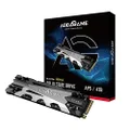 Addlink Addgame PS5 Compatible with A95 4TB 7200 MB/s Read Speed Internal Solid State Drive - M.2 2280 PCIe NVMe Gen4X4 3D TLC with Dram NAND SSD w/Heatsink (ad4TBA95M2P) Made in Taiwan