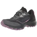 Saucony Women's Aura TR GTX Hiking Shoe, Shadow/Black, 11