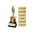 Toynk/Just Funky The Office Dundie Award Replica Trophy | Host Your Own The Office Dundies Awards Ceremony | Includes 6 Interchangeable Title Plates | Measures 8 Inches Tall