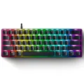Razer Huntsman Mini 60% Analog Gaming Keyboard: Adjustable Actuation via Analog Optical Switches - Rapid Trigger Mode - Doubleshot PBT Keycaps - RGB Lighting - Portable 60 Percent Form Factor - Black