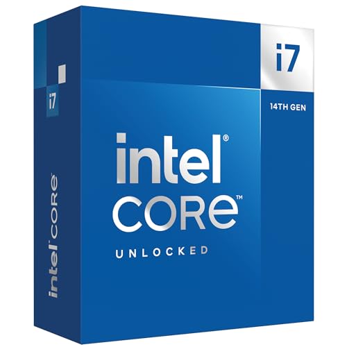 Intel Core I7-14700K New Gaming Desktop Processor 20 Cores (8 P- + 12 E-) with Integrated Graphics - Unlocked