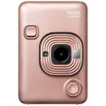 Fujifilm Instax Mini Liplay - Hybrid Instant Camera with Built-in Printer, Bluetooth, Blush Gold color
