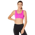 Brooks Dare Zip Women s Run Bra for High Impact Running, Workouts and Sports with Maximum Support - Magenta/Heliotrope - 36A/B