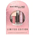 Maybelline New York Lash Sensational Sky High Mascara and Lifter Gloss Gift Set, Includes 1 Miniature Mascara and 1 Full-Size Lip Gloss, 1 Kit, Black, 26.438 cubic_inches