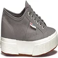 Superga Unisex 2750 Cotu Classic Sneaker, Grey Bluish/Favorio, 5.5