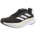 Adidas Adizero Boston 10 Women's Running Shoes, Core Black/Footwear White/Gold Metallic (H67515), 6 US