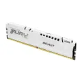 Kingston FURY Beast White 16GB 5600MT/s CL40 DDR5 XMP DIMM | Overclocking | Plug N Play | Intel XMP 3.0 | Single Module | KF556C40BW-16