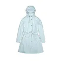 RAINS Curve W Jacket - Waterproof Jacket for Women Coat with Belt, Sky, Large