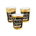 Fun Express - Shoot For The Stars 9oz Cups (8pc) for Graduation - Party Supplies - Print Tableware - Print Cups - Graduation - 8 Pieces