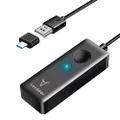Vaydeer Undetectable Mouse Jiggler Mouse Mover USB Port,Driver-Free with ON/Off Switch,Simulate Movement to Prevent The Computer from Entering Sleep Mode,Plug-and-Play