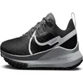 Nike Women's React Pegasus Trail 4 Running Shoes, Black/Aura-Dark Grey-Wolf Grey, 7.5 M US