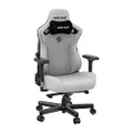 AndaSeat 2022 New Kaiser 3 Series Large Premium Gaming Chair Grey Fabric 19.6" Seat Depth