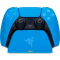 Razer Quick Charging Stand for PlayStation 5: Quick Charge - Curved Cradle Design - Matches PS5 DualSense Wireless Controller - One-Handed Navigation - USB Powered - Blue (Controller Sold Separately)
