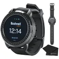 Wearable4U Bushnell iON Elite Black Golf GPS Watch with Wearable4U Lens Cleaning Cloth Bundle