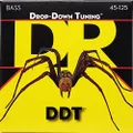 DR Base Strings, 5 Strings, DROP-DOWN TUNING Stainless Steel, 045-.125 DDT5-45