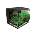 Fluval Flex 9 Aquarium Kit - Fish Tank for Fish & Plants - Comes with LED Lights, Filtration System & More - 36" x 18" x 18" - 34 L, 9 Gal. - Black