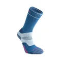 Bridgedale Women's Hike Midweight Boot Height- Merino Endurance Socks, Blue Sky, Small