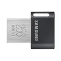Samsung FIT Plus USB Flash Drive Type-A, 256GB, 400MB/s Read, 110MB/s Write, Compact USB 3.1 Flash Drive with Key Ring, Gray, MUF-256AB/APC
