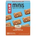 CLIF BAR - Mini Energy Bars - Crunchy Peanut Butter - (0.99 Ounce Snack Bars, 20 Count)