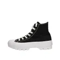 Converse Women's Chuck Taylor All Star Lugged Hi Sneakers, Black/White/Black, 7