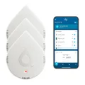 Moen White Flo Smart Water Leak Detector, Water Sensor Alarm for Home, 3-Pack, 920-005