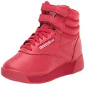 Reebok Women's Freestyle Hi High Top Sneaker, Vector Red/White, 6