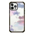 CASETiFY Ultra Impact iPhone 13 Pro Max Case [9.8ft Drop Protection] - Clouds - Clear Black