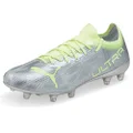 PUMA Womens Ultra 1.4 Firm Ground/Ag Soccer Cleats Cleated, Firm Ground, Turf - Silver, Silver, 6