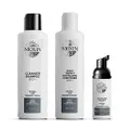 Nioxin System 2 Hair Care Kit for Natural Hair with Progressed Thinning, 3 Count, Trial Size