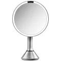 Round simplehuman Tabletop Mount ST3200 8” Sensor Mirror w/ 5x/10x Magnification