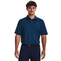 Under Armour Men's Tech Golf Polo , (426) Varsity Blue / / Pitch Gray , Large