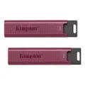 Kingston DataTraveler Max Type-A 1TB High Performance USB Flash Drive USB 3.2 Gen 2 Up to 1000 MB/s Sliding Cap Design DTMAXA/1TB - 2 Pack