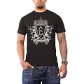 Emperor T Shirt Crest 2 Band Logo New Official Mens Black Size M