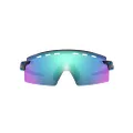 Oakley Men's Oo9235 Encoder Strike Vented Rectangular Sunglasses, Matte Black/Prizm Sapphire