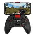 Hawksbill Wireless Gamepad Controller for iOS iPhone & Android - Bluetooth with L3 + R3 Buttons, Long Battery Life, Improved 8 Way D-Pad, Sleek Design, MFI Compatible Games