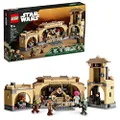 LEGO Star Wars Boba Fett’s Throne Room 75326 Building Kit for Kids Aged 9 and Up, Featuring a Buildable Palace Model and 7 Star Wars: The Book of Boba Fett Characters (732 Pieces)