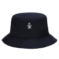 Original Penguin Unisex Logo Cotton Twill Bucket Hat, Dark Sapphire, One Size