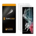 Supershieldz (2 Pack) Designed for Samsung (Galaxy S22 Ultra 5G) Screen Protector, 0.13mm, High Definition Clear Shield (TPU)